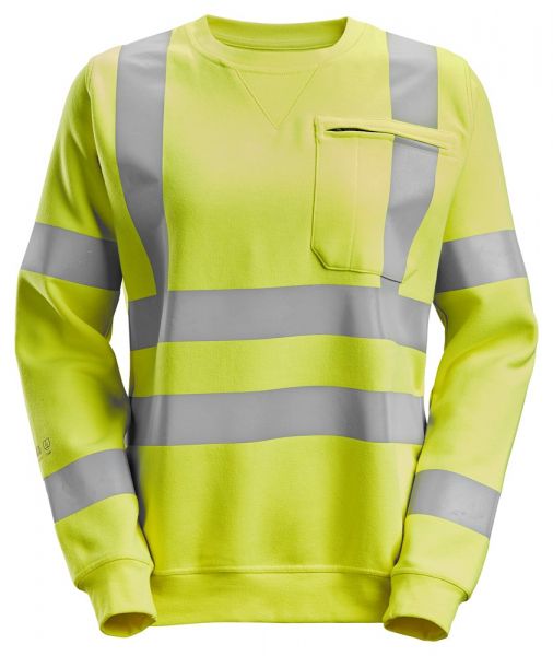 2876 Snickers ProtecWork Damen Sweatshirt HiVis Kl