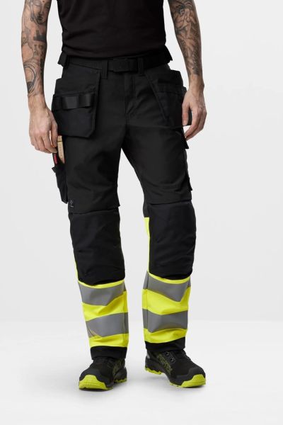 6935 Snickers High-Vis-Arbeitshose mit abnehmbaren Holstertaschen Warnschutzklasse 2
