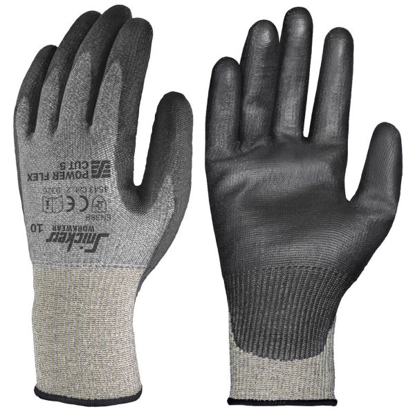 9326 Snickers Power Flex Cut 5 Handschuhe 10. Paar