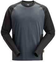 2450 Snickers Zweifarbiges Shirt mit langem Arm 2450 Snickers Zweifarbiges Shirt mit langem Arm