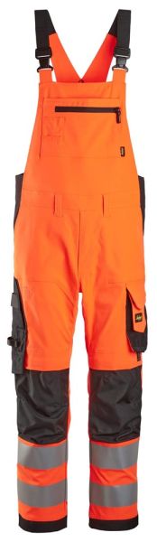 6043 Snickers High-Vis-Arbeitslatzhose Warnschutzklasse 2