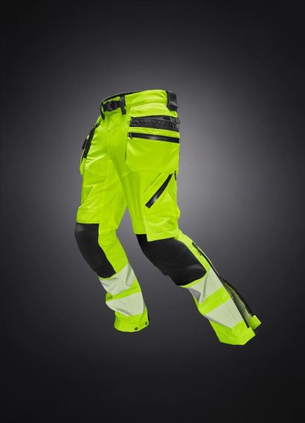 6930 Snickers High-Vis-Arbeitshose mit abnehmbaren Holstertaschen Warnschutzklasse 2